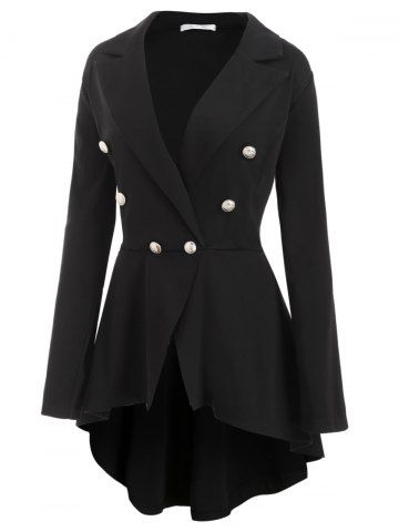 rosegal buttoned skirted padded
