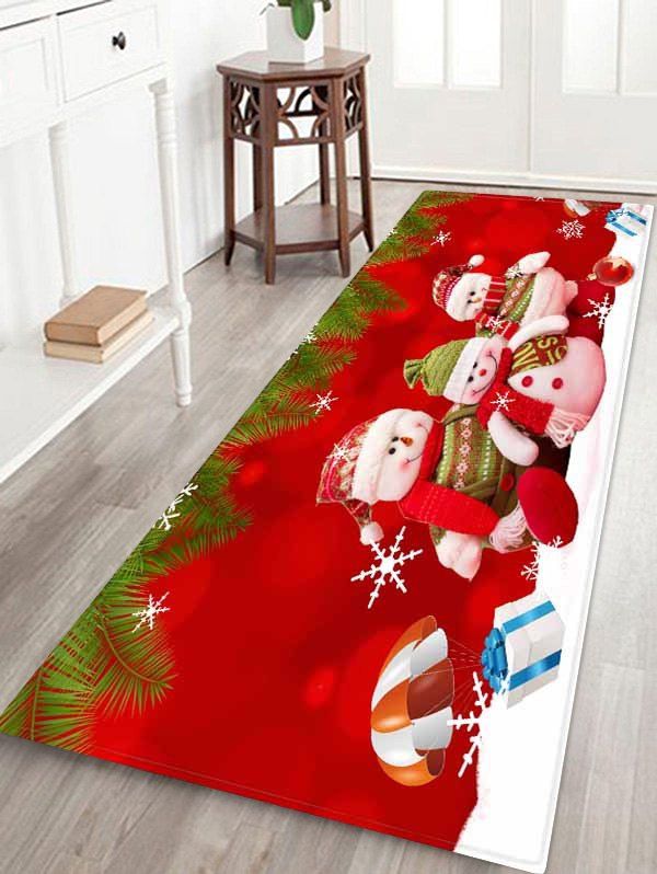 

Christmas Snowman Gift Floor Rug, Multi