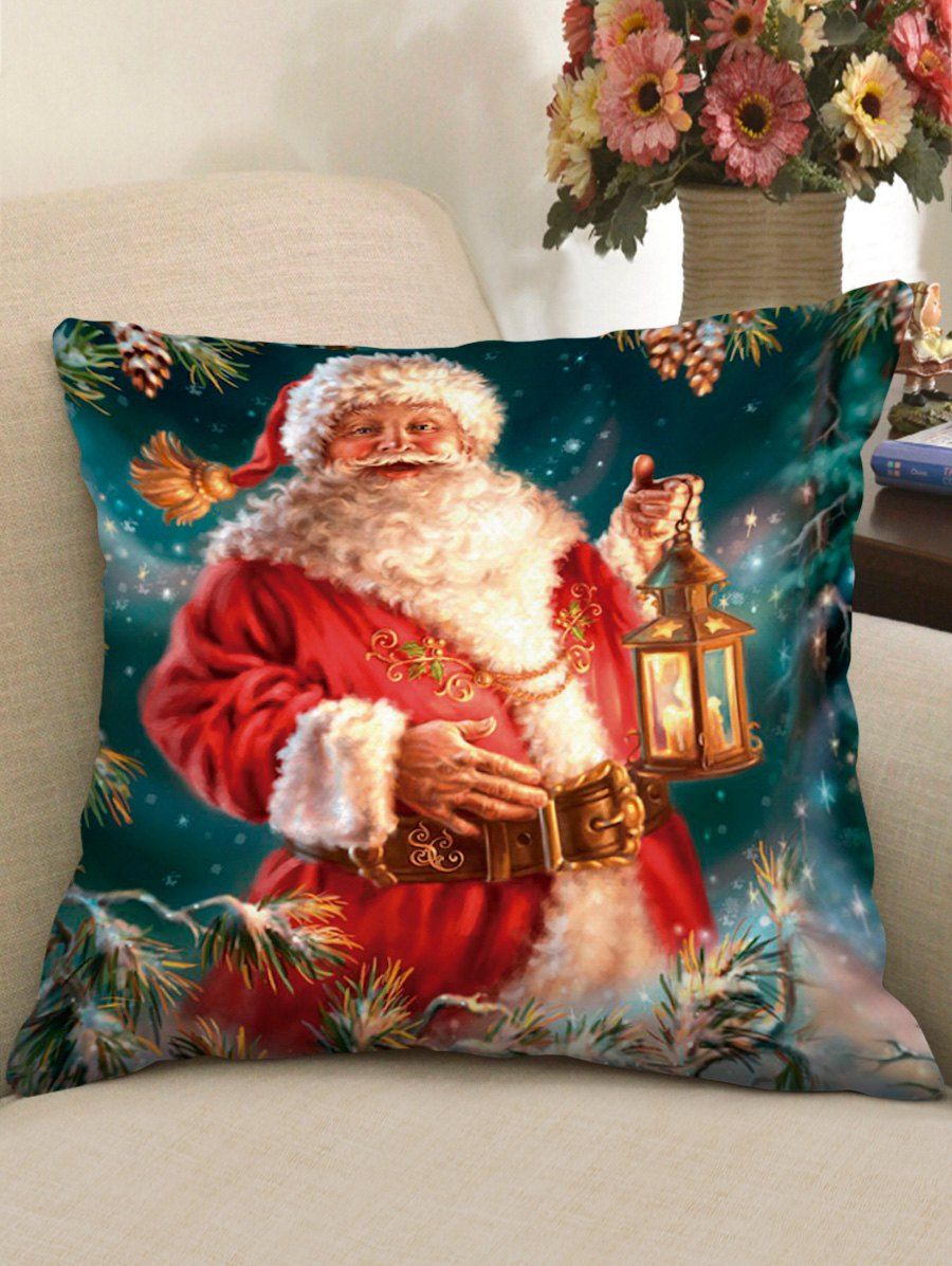 

Father Christmas Design Pillow Cover, Multi