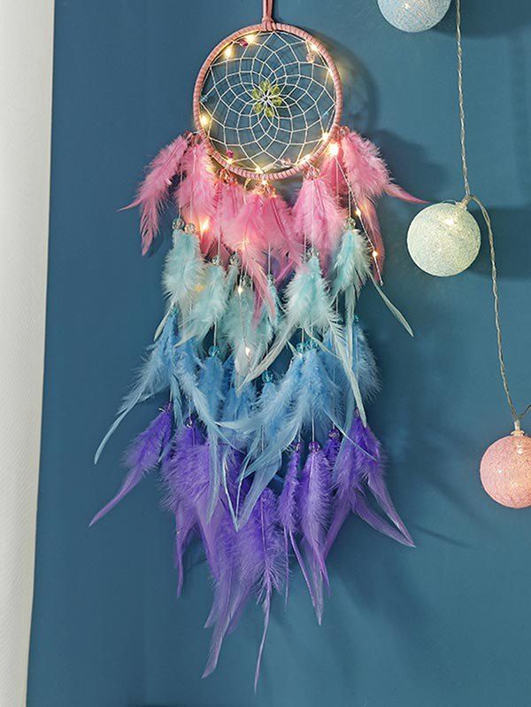 

Dream Catcher Feather Home Hanging Decoration, Multi-a
