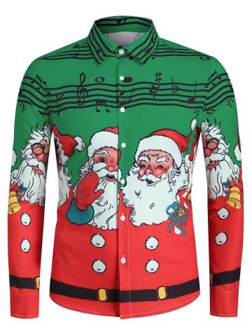 camisa navideña hombre