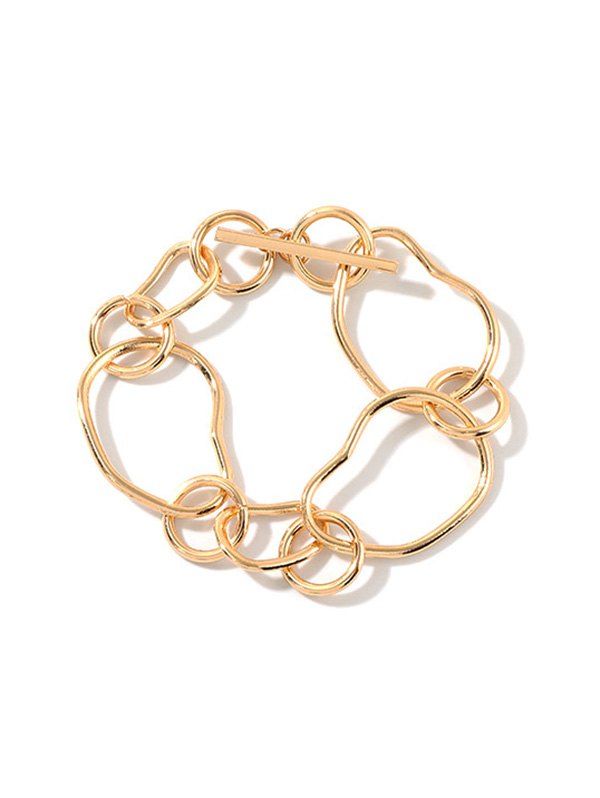 

Simple Irregular Chain Bracelet, Gold
