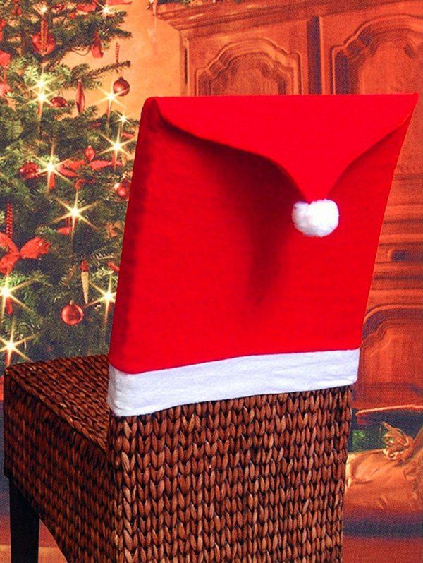 santa hat chair back cover pattern