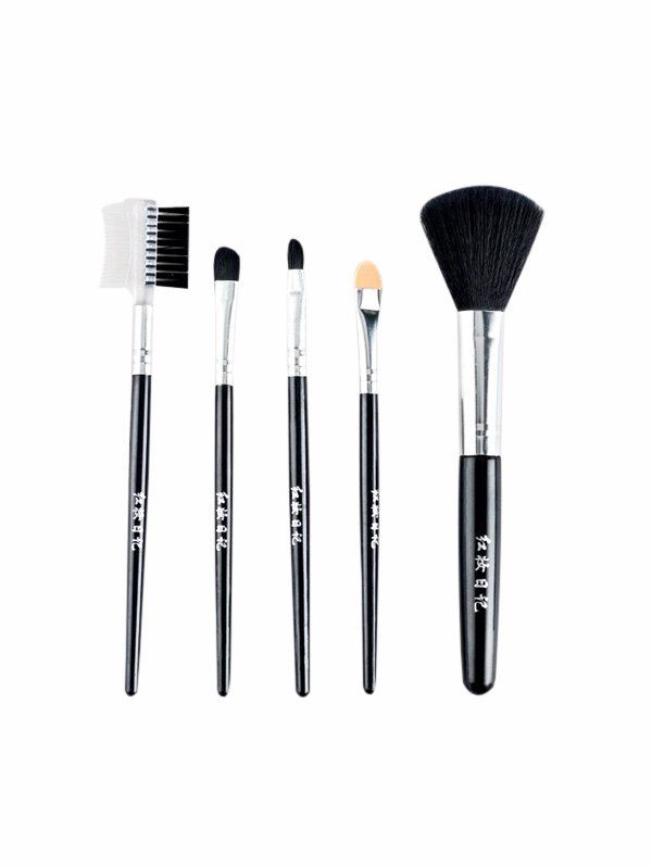 

5Pcs Shadow Powder Makeup Brush Set, Black