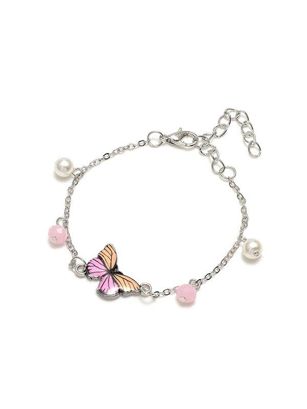 

Chain Butterfly Pendant Bracelet, Goldenrod