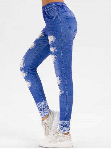 cobalt blue jeggings