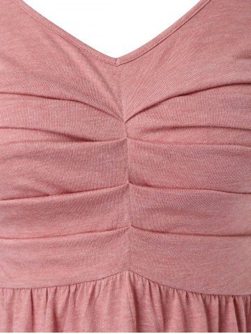 

Plus Size Ruched Long Sleeve Top, Pink