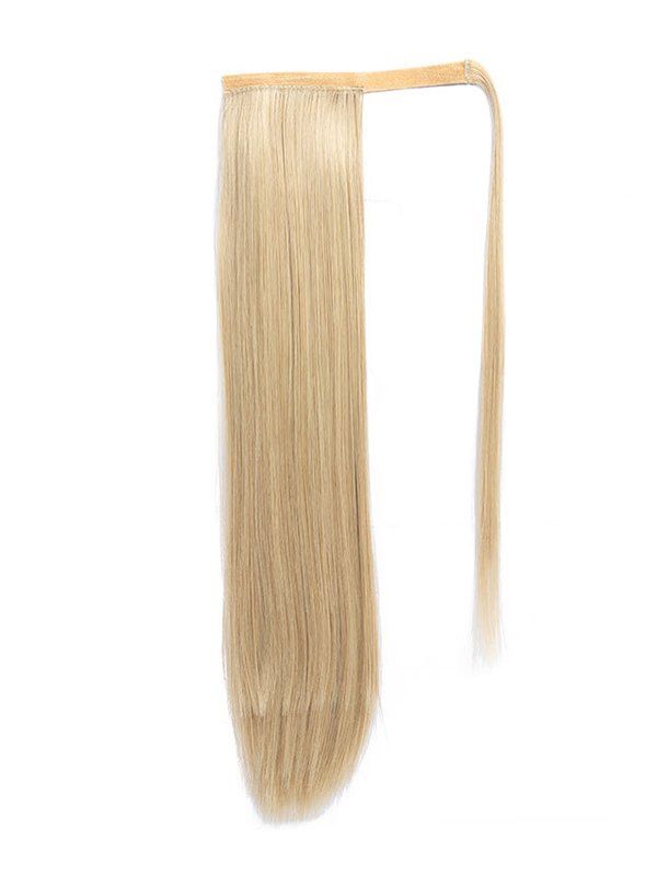 

Long Straight Hair Extension Synthetic Ponytail, Tan