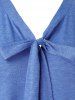 Plus Size Bowknot Tee -  