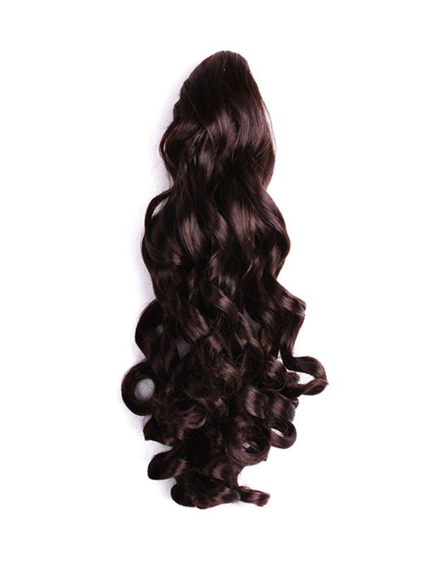 

Long Big Wave Synthetic Claw Ponytail, Sepia
