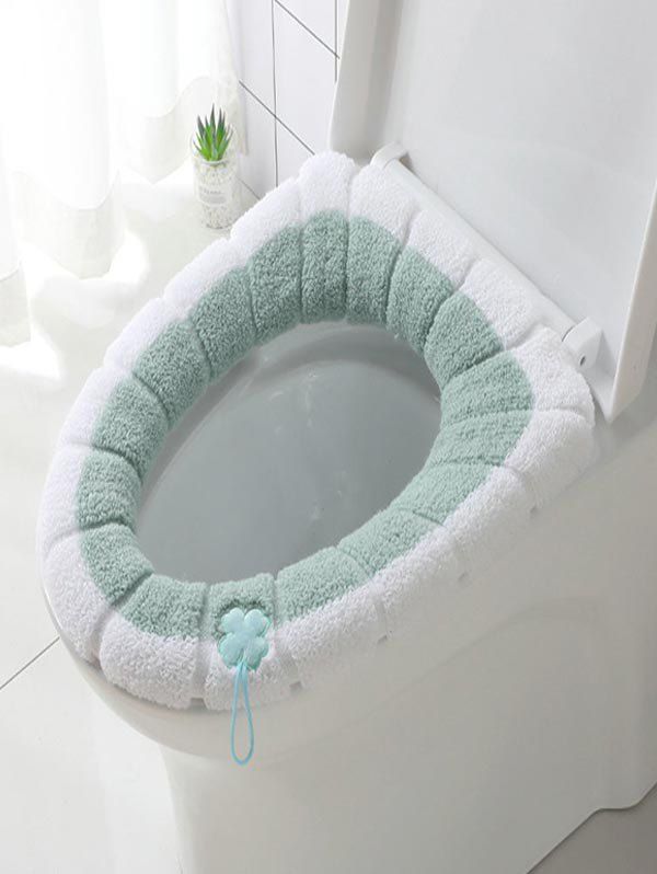 

Warm Toilet Seat Cover Pad, Green