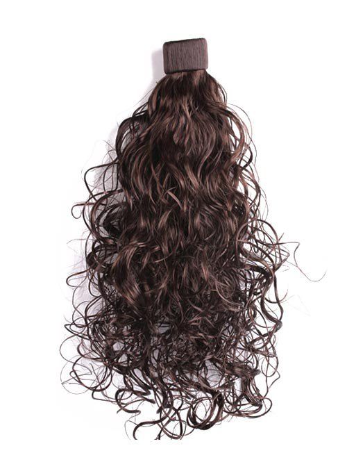 

Synthetic Wavy Long Ponytail Hair Piece, Coffee