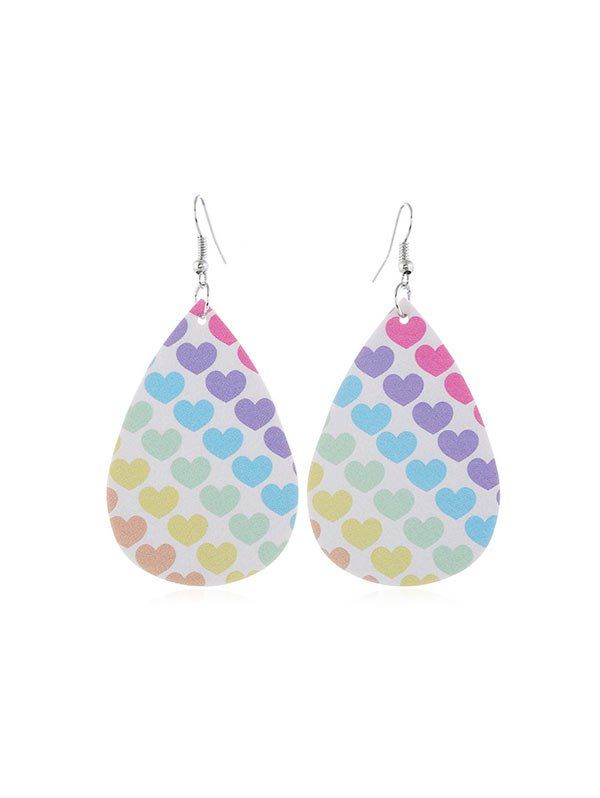 

Water Drop Shape Dangle Earrings, Multi-d