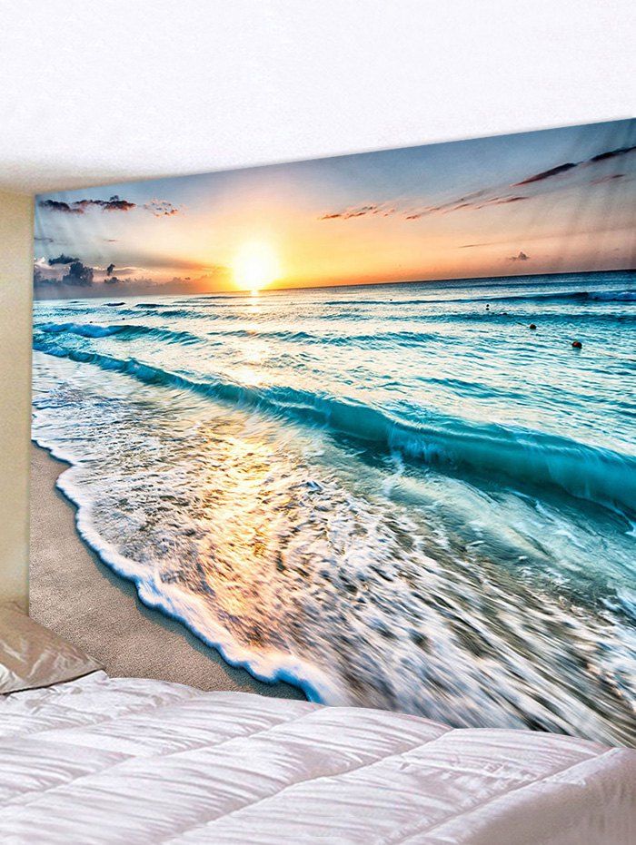 

Sunset Sea Print Tapestry, Multi