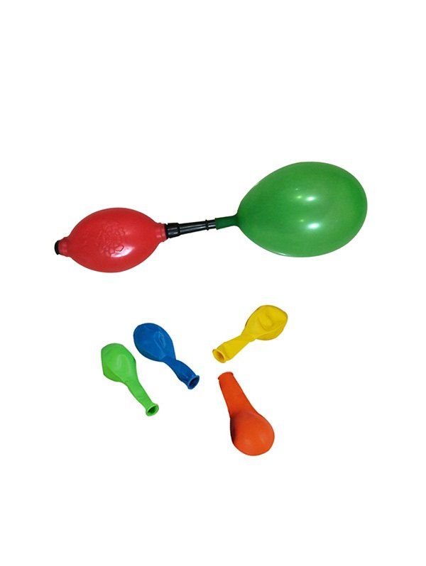 

Hand Pinch Inflator Pump Hand Air Blower for Balloons, Red