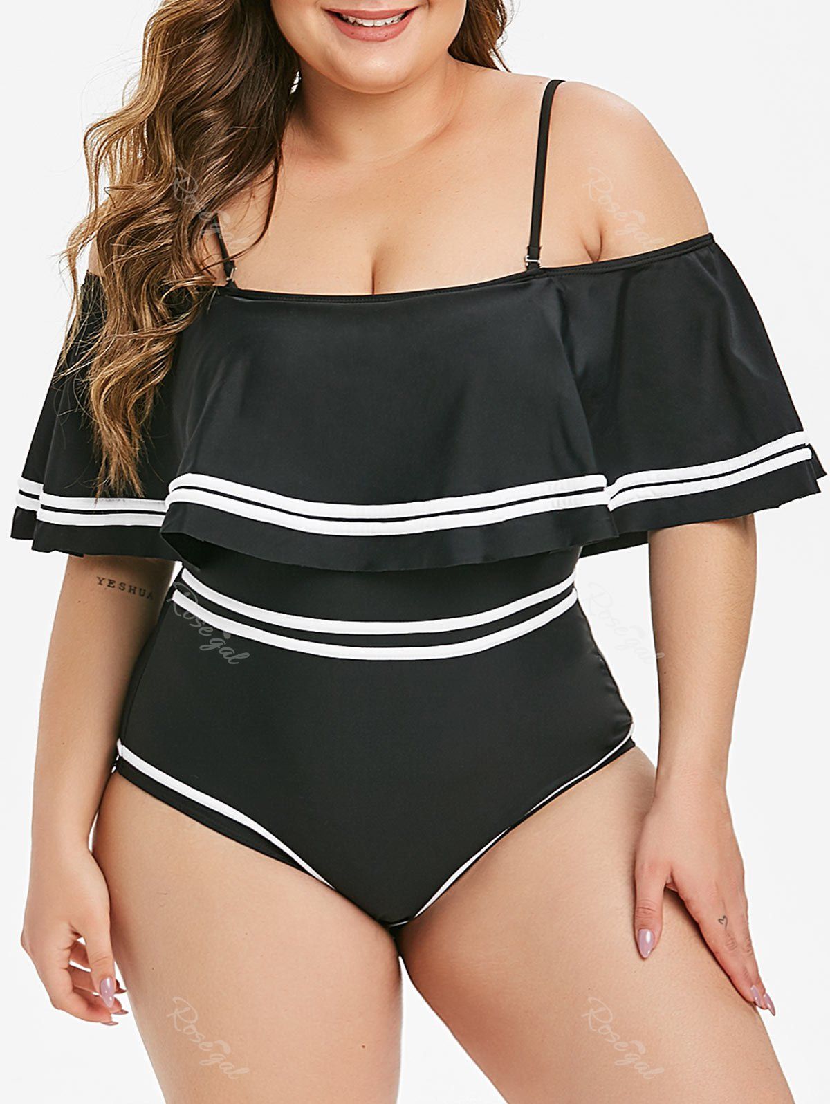 rosegal plus size swimwear