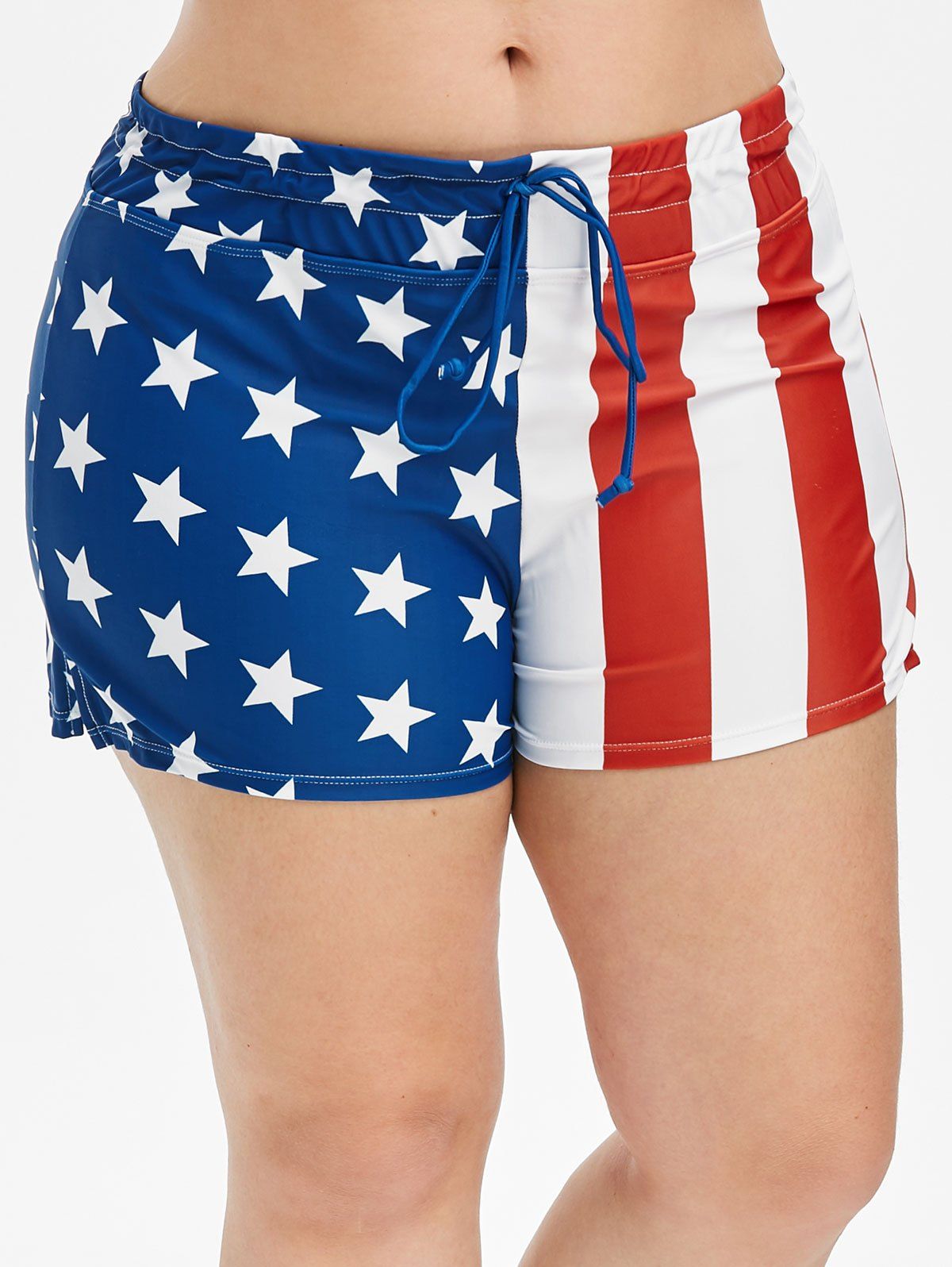 spandex women's plus size swim shorts