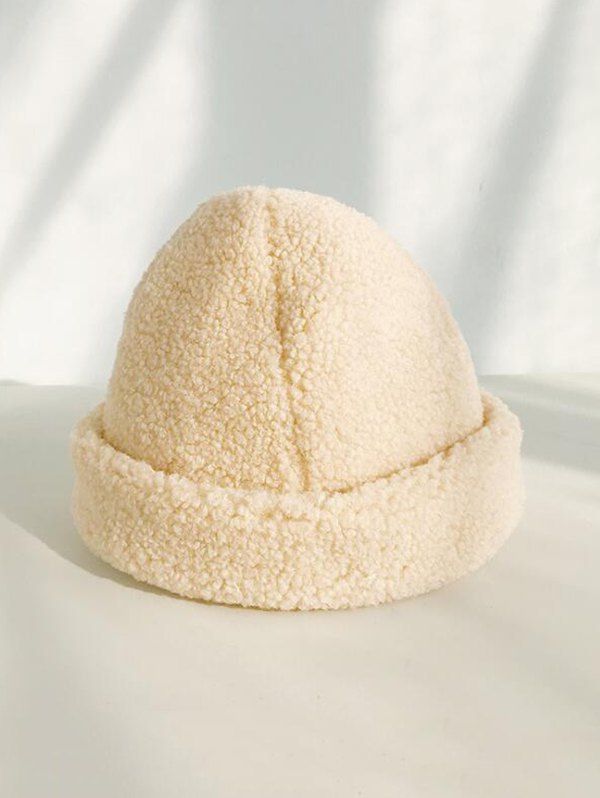 

Solid Winter Berber Fleece Hat, Beige