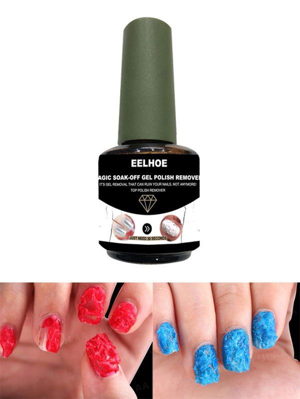 

Soak-off Nail Gel Polish Remover, Transparent