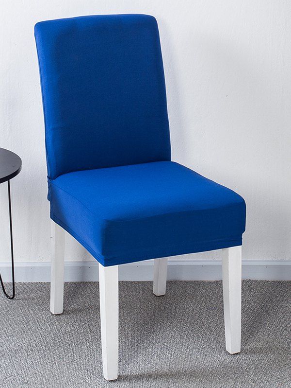 

Solid Color Stretch Chair Cover, Cobalt blue