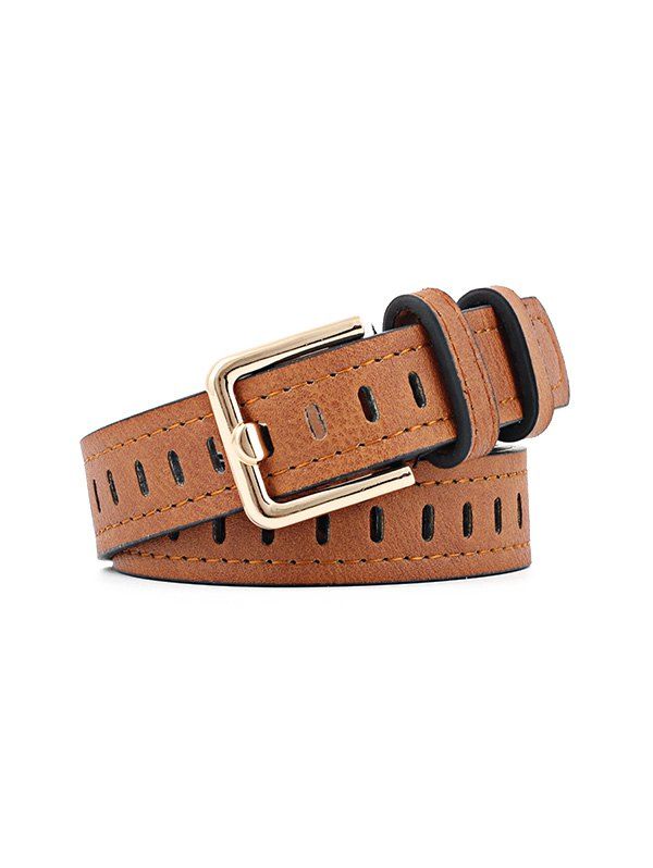 

Hollow Square Buckle Belt, Light brown