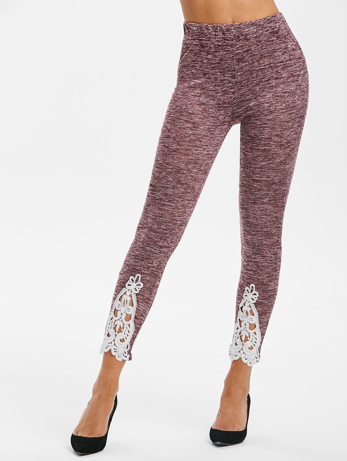 lace workout leggings