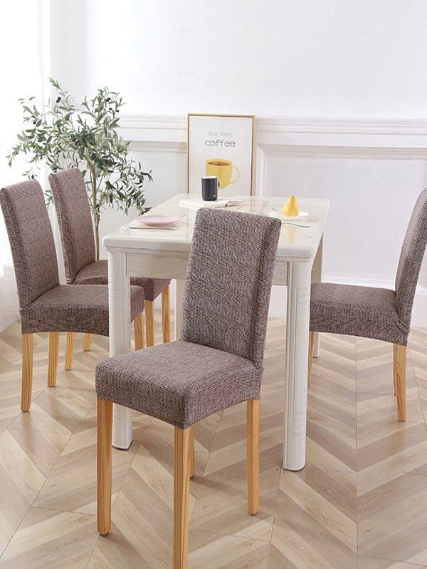 

1PCS Striped Design Elastic Chair Cover, Multi-d