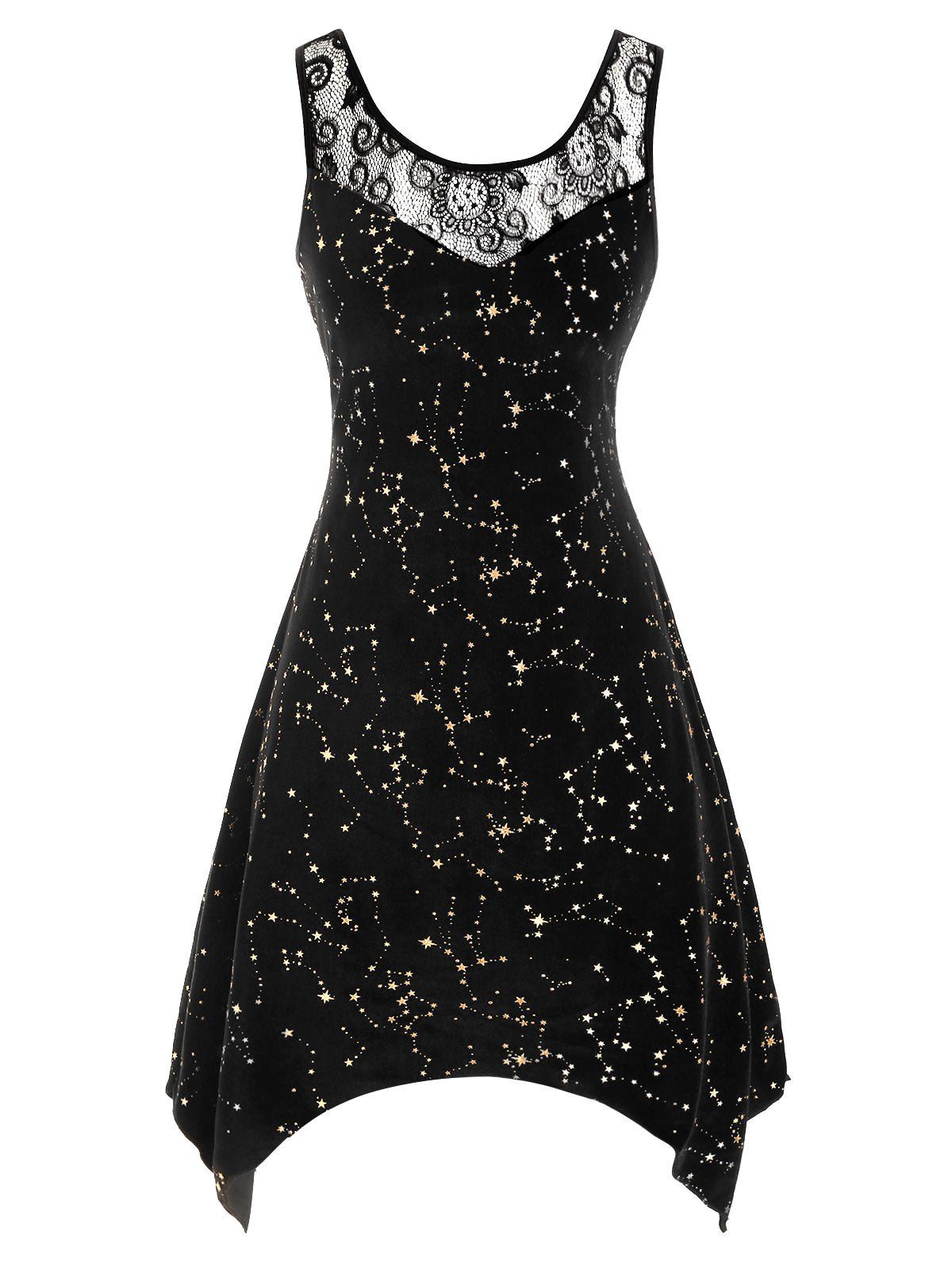 velvet dress with stars