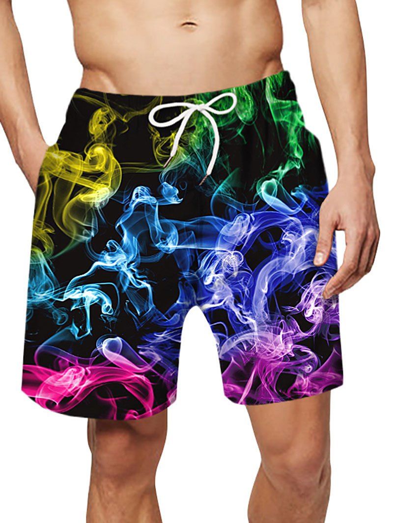 

Aurora Color Printed Board Shorts, Multi
