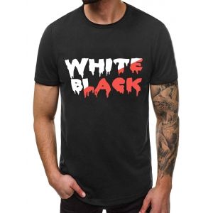 

Casual Graphic Pattern Short Sleeves T-shirt, Black
