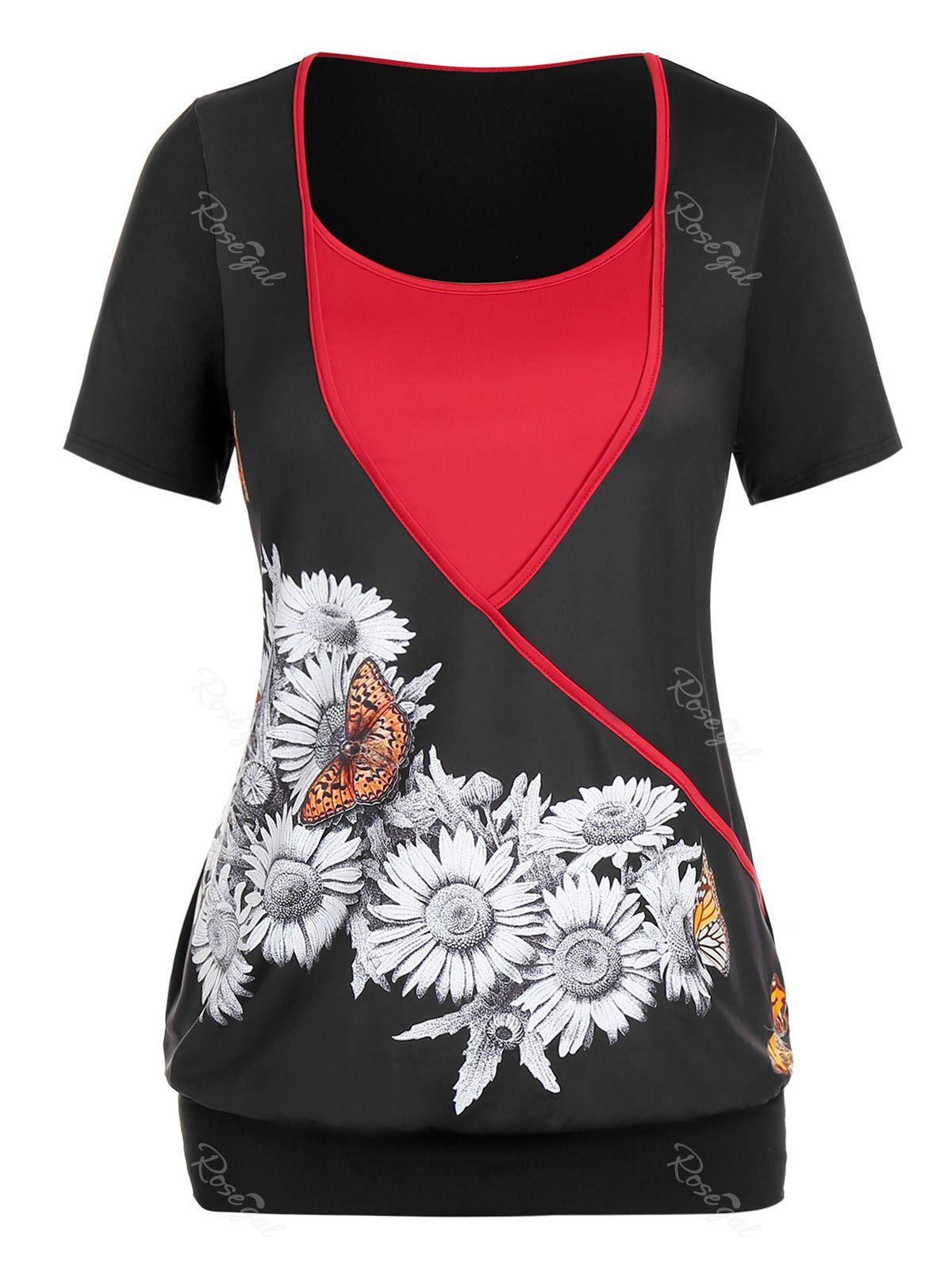 butterfly shirt plus size