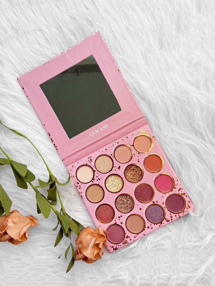 

16 Colors Long Lasting Eyeshadow Kit, Multi-a