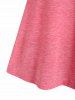 Button Fit And Flare Space Dye Tank Top -  