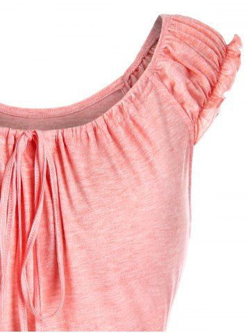 Plus Size String A Line Tunic Tank Top