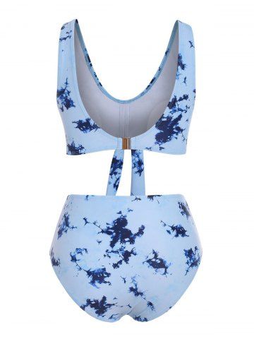 Tie Dye Knotted Bikini Swimwear