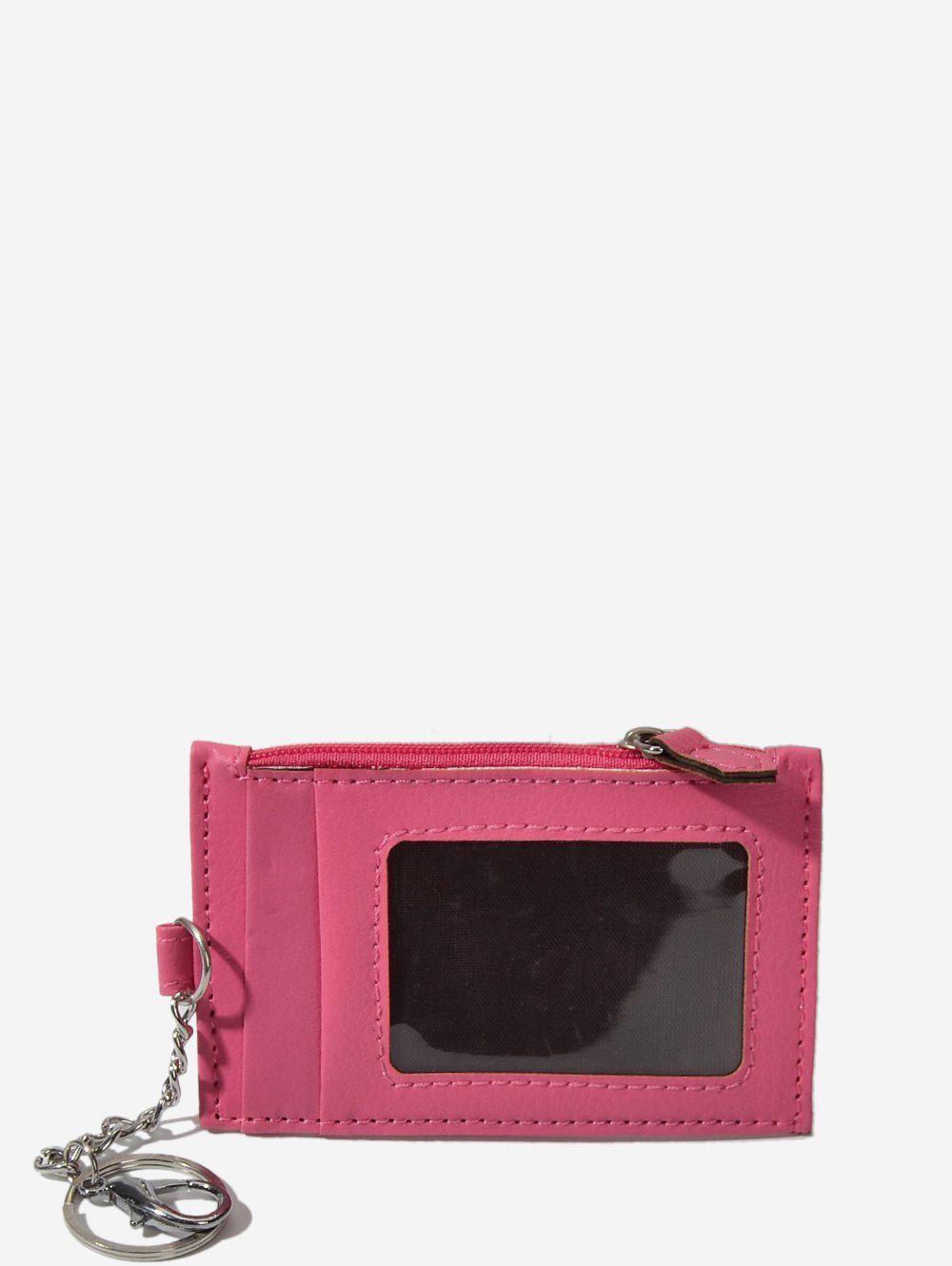 

Key Chain Card Wallet, Rose red