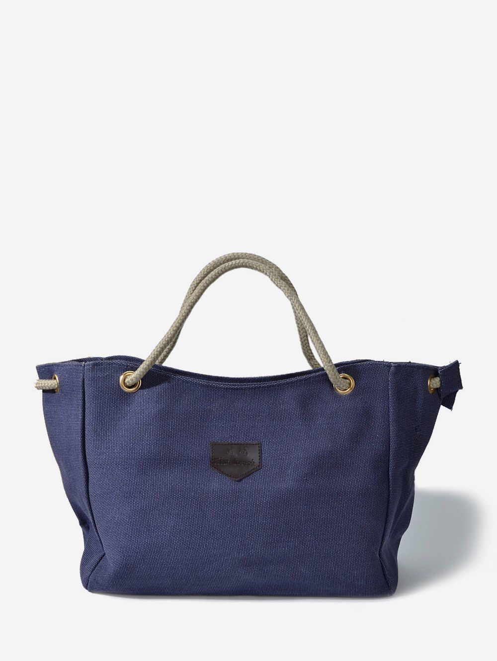 

Casual Canvas Rope Tote Bag, Blue