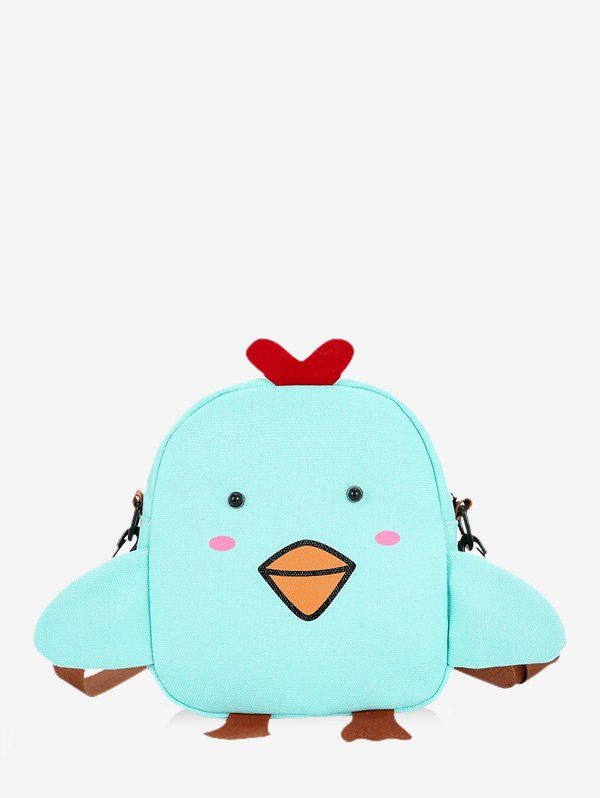 

Cartoon Chick Crossbody Bag, Tron blue