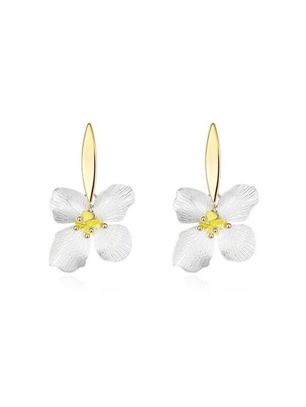 

Floral Shape Earrings, Gold