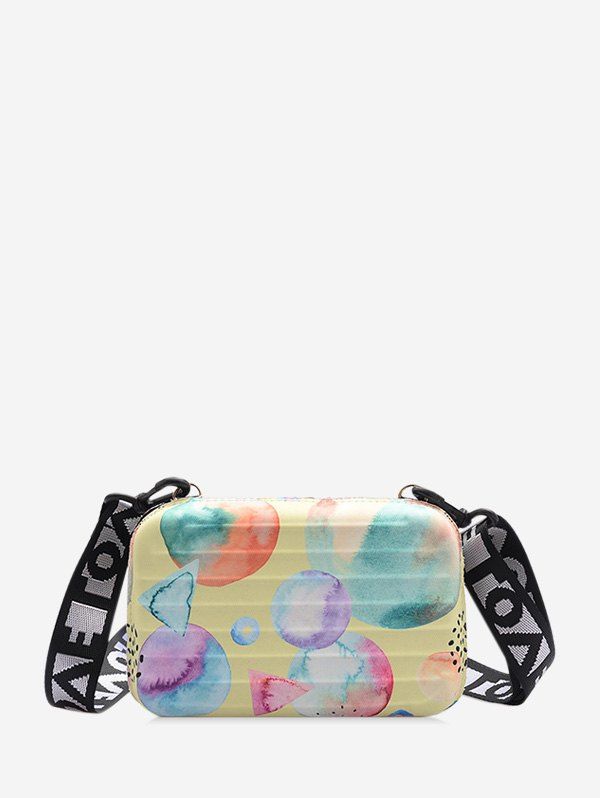 

Pattern Square Crossbody Bag, Corn yellow