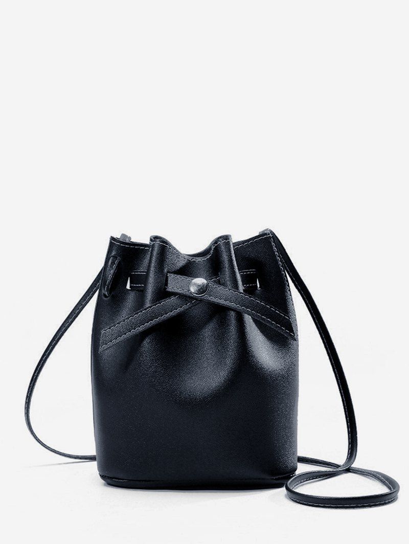 

Bucket Crossbody Bag, Dark slate blue