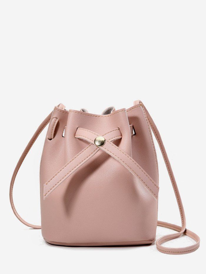 

Bucket Crossbody Bag, Rose
