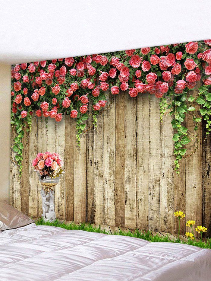 

3D Printing Rose Waterproof Tapestry, Multi