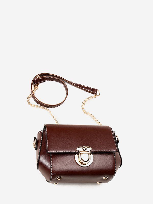 

Casual Cover Colorblock Crossbody Bag, Coffee