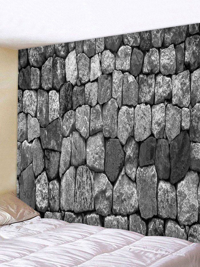 

Stone Brick Wall Print Tapestry Wall Hanging Art Decor, Multi