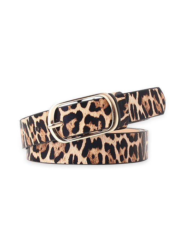 

Leopard Buckle Belt