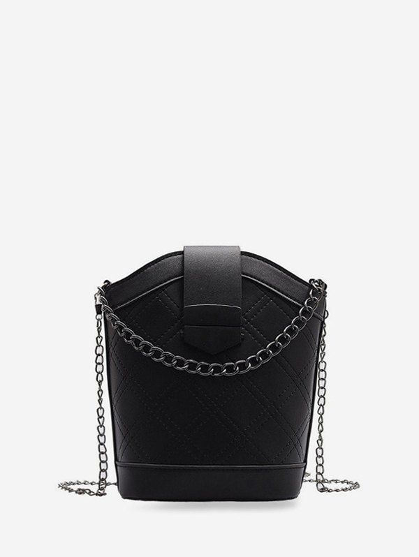 

Argyle Bucket Shoulder Bag, Black