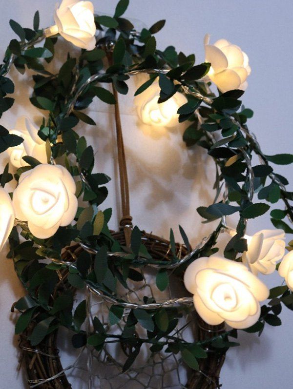 

3 Meters Rose Flower Vine Decorative LED String Lights, Multi-a