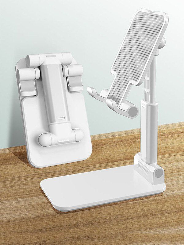 

Portable Folding Mobile Phone Holder, White