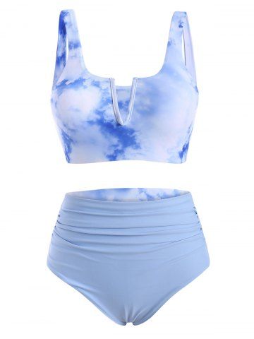 String Halter Bikini Bottom with Cover main image 1